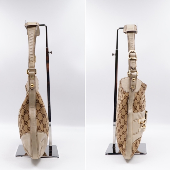 AJ29❤️ Gucci GG Hasler Horsebit Hobo Bag - Picture 5 of 13